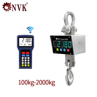 NVK Pequena balança de guindaste de aço inoxidável de 100 kg-2T Industrial 201 com dispositivo sem fio